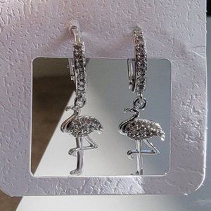 New flamingo earrings